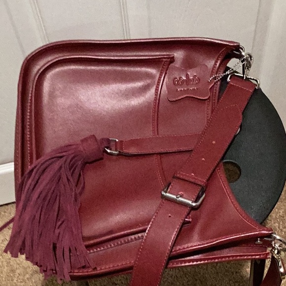 Colab NWOT Burgundy Leather shoulder Bag - see description - Picture 2 of 12